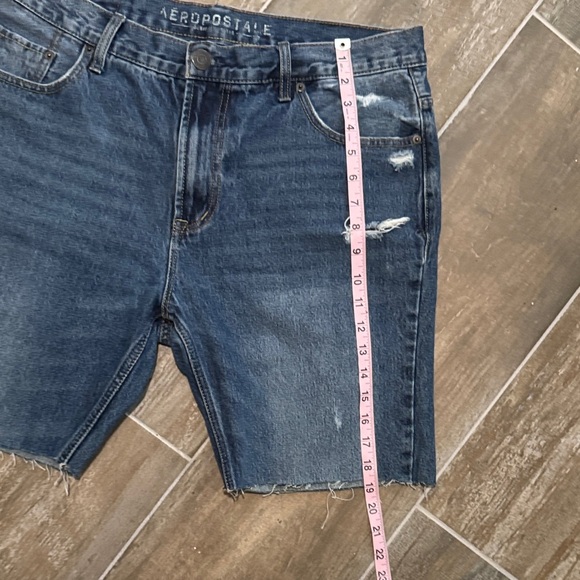 Aeropostale Mens JORTS Distressed Jean Shorts Jimmy Fallon - Picture 9 of 10